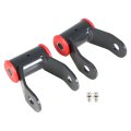 Rear Drop Shackles 710515 Replacement For 1988 2018 Silverado 1500 And Sierra Metal Suspension Leaf Spring Shackle Kit Black