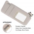 Ocpty Right Passenger Side Beige Sun Visor Without Sunroof Fit For 2006 2007 2008 2009 2010 2011 Toyota Camry 74320-06780-e0