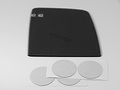 Heated Right Passenger Convex Mirror Glass Lens For 03-05 Lincoln Aviator 6 1 5 In X 3 8 Part Number 3308h 