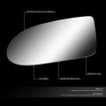 Driver Left Side Door Rear View Mirror Glass Lens Replacement For 1993-2002 Chevy Camaro