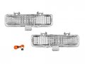 Revi Motorwerks Euro Clear Bumper Signal Light Set Left Right By Depo Fit For 1982-1993 Chevy S10 Blazer Gmc S15 Jimmy 