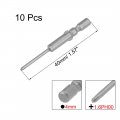 Uxcell Phillips Bits 10pcs 4mm Round Shank Magnetic Cross 1 6ph00 Screwdriver Bit Set 40mm Length S2 Screw Driver Kit Tools