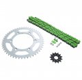 Green O Ring Chain Sprocket Fits Yamaha 99-14 Yz250 99-01 Wr400f 13 50 114l
