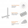Uxcell 40pcs Flat Head Torx Screws M4 X 35mm 304 Stainless Steel Countersunk Self Tapping Anti-theft Wood Tamper Resistant Fit