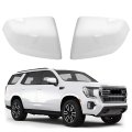White Mirror Cover Replace For 2021 2025 Chevy Tahoe Suburban Gmc Yukon Xl Cadillac Escalade Esv Directly Style 2 Piece Set 