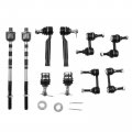 A-premium Set Of 10 Front And Rear Sway Bar Link Lower Ball Joint Inner Outer Tie Rod End Compatible With Subaru Forester