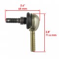 Caltric Pair Inner Outer Tie Rod End Compatible With Polaris Outlaw 450 525 2009 2010 2011