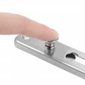 Uxcell Chain Door Guard Lock Security Safety Latch With Spring Anti-theft Press Silver 2pcs