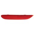 Rear Bumper Reflector Driver Side For Nissan Sentra 2013 To 2019 Replacement 26565jj90a Ni1184101 17 5406 00 Red Lens Plastic 
