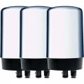 Brita Water Filter Replacements For Sink Faucet Mount Filtration System Tap Reduces 99 Of Lead Chrome 3 Count 