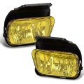 Fog Lights For Chevy Silverado 2003-2006 Fit Avalanche 1500 2500 No Cladding Only Left And Right Yellow Lens 