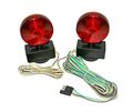 12v Magnetic Towing Light Kit With Dual Sided Red Brake And Amber Flasher For Rvs Utility Trailers Boat Flatbeds Model 80778 