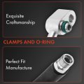 A-premium A C Liquid Line Hose Assembly Compatible With Honda Civic 1992 1993 Del Sol 1994 Condenser To Evap Without Orifice