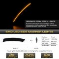 Vipmotoz Full Led Strip Side Marker Lights Fender Parking Lamps Compatible With 2007-2013 Bmw 328i 328xi 335i 335is 335xi