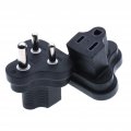 Small South Africa To 5-15r Power Adapter Toptekits India Nepal Bs-546 Male Female Adaptor