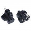 Small South Africa To 5-15r Power Adapter Toptekits India Nepal Bs-546 Male Female Adaptor