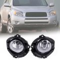 Front Bumper Fog Lights For Toyota Rav-4 2006 2007 2008 Assembly Driver Passenger Side Left Right Clear 812100d042 812200d042 