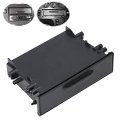 Car Radio Pocket 1din Abs Black Inner Organizer Storage Box Multi Application Replacement With For