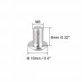 Uxcell M5x8mm Machine Screws Hex Socket Round Head Screw 304 Stainless Steel Fasteners Bolts 20pcs
