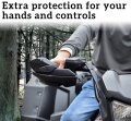 Sautvs Handguards With Mount Brackets Kit For Polaris Sportsman Scrambler 400 450 570 850 Xp 1000 2007-2023 Black Hand Guards