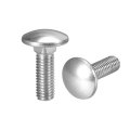 Carriage Bolts Neck Bolt Round Head Square 304 Stainless Steel M8x25mm 5pcs 