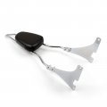 Topteng Backrest Pad 23 8 Sissy Bar Chrome For Sportster Xl883c 2004 Up Xl883r