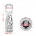 X Autohaux 2pcs Amp Input Reducer Copper 8 Gauge Car Stereo Audio Awg Pin Power Ground Wire Silver Tone