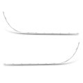 Rear Left And Right Bumper Trim Chrome Molding For Benz E300 4matic Sedan 4-door 2012-2013 Fit E350 Bluetec 2011-2013 