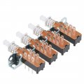 Uxcell Interlock Push Button Switch Piano Type Dpdt 6 Pin 4 Row