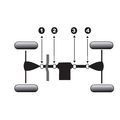 Caltric U-joint Kit For Can-am Outlander 650 4x4 2006-2012 Front Drive Shaft