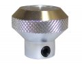 Aluminum Heater Or Windshield Wiper Switch Knob For Cj 5 6 7 8 And Fsj J Series Models Silver Part Number Jop-5459189al 