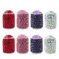 8 Pack Car Wheel Tire Valve Stem Caps Universal Diamond Crystal Cap For Cars Trucks Bikes Motorcycles Bicycles Accessories Ab
