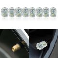 8 Pack Car Wheel Tire Valve Stem Caps Universal Diamond Crystal Cap For Cars Trucks Bikes Motorcycles Bicycles Accessories Ab