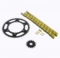 Kawasaki Kdx200 Kdx220 Yellow O Ring Chain Sprocket Black 14 47 110l 