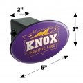 Knox College Primary Logo Oval Tow Hitch Cover Trailer Plug Insert 2