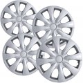 15 Inch Hubcaps Best For 2008-2013 Toyota Corolla Set Of 4 Wheel Coversin Hub Caps Silver Rim Cover Car Accessories 15 Wheels 