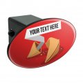 Personalized Custom Fortune Cookie Oval Tow Trailer Hitch Cover Plug Insert