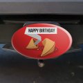 Personalized Custom Fortune Cookie Oval Tow Trailer Hitch Cover Plug Insert