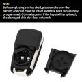 Key Shell Caseless Entry Remote Key Fob Replacement For Chevrolet Volt 2012-2016 5 Buttons Oht05918179
