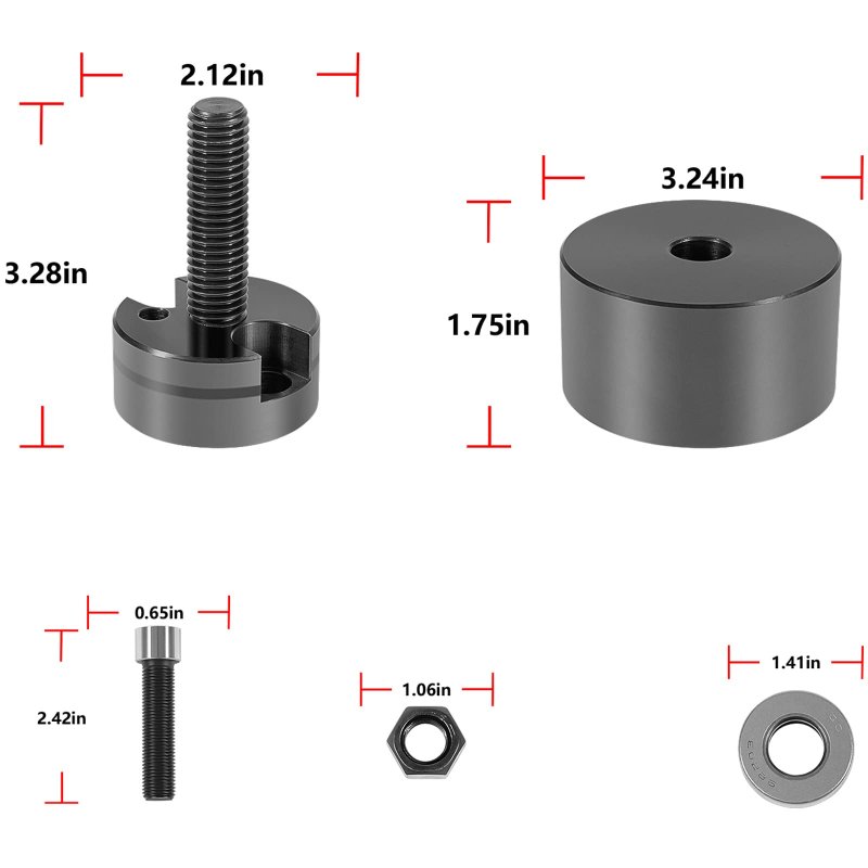 303-761 Crankshaft Front Seal And Wear Ring Installer Tool Alt St-107 Ztse4516 Perfect For 2003-2010 Ford Super Duty Diesel