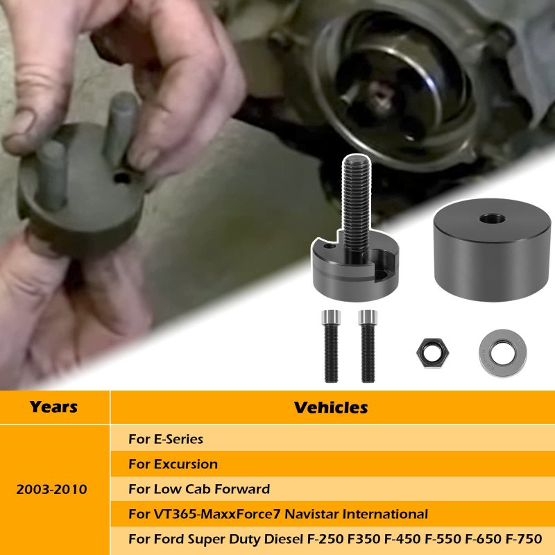 303-761 Crankshaft Front Seal And Wear Ring Installer Tool Alt St-107 Ztse4516 Perfect For 2003-2010 Ford Super Duty Diesel