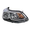 Headlight Assembly Halogen W O Drl Replacement For Cruze 2016-2019 Housing Chrome Lamp Set Passenger Side Rh 1pc