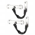 Door Lock Chain With Screws Stainless Steel For And Home Security Pack Of 2 