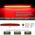 Vipmotoz Full Led Rear Factory Style Tailgate Brake Light Compatible With 2003-2006 Dodge Ram 2500 3500 Dually Pickup Chrome