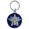 Siskiyou Automotive Metal Key Chain Texas Enameled Details 