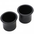 2 Center Console Rear Cup Holder Inserts 2008-2012 For Ford Mercury Escape Mariner Replace Liners 
