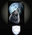 Howling Wolf Decorative Night Light 
