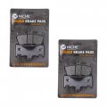 Niche Brake Pad Set For Kawasaki Ninja Zx6r Zx12r Zx9r Suzuki Hayabusa 59302-33860 Front Semi-metallic 2 Pack