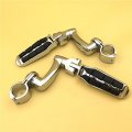 Xkh Group Motorcycle Chrome Adjustable Highway Peg Mounting Kit With Footpeg Foot Rest For V-star Roadstar Suzuki Boulevard