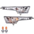 Turn Signal Lights With Bulbs For Nissan Altima 2013 To 2018 Driver And Passenger Side Pair Fits Base S Sl Sv Sr Ni2531118 